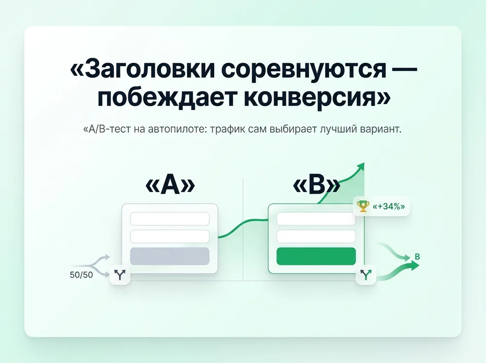 A/B-тест на автопилоте — побеждает конверсия